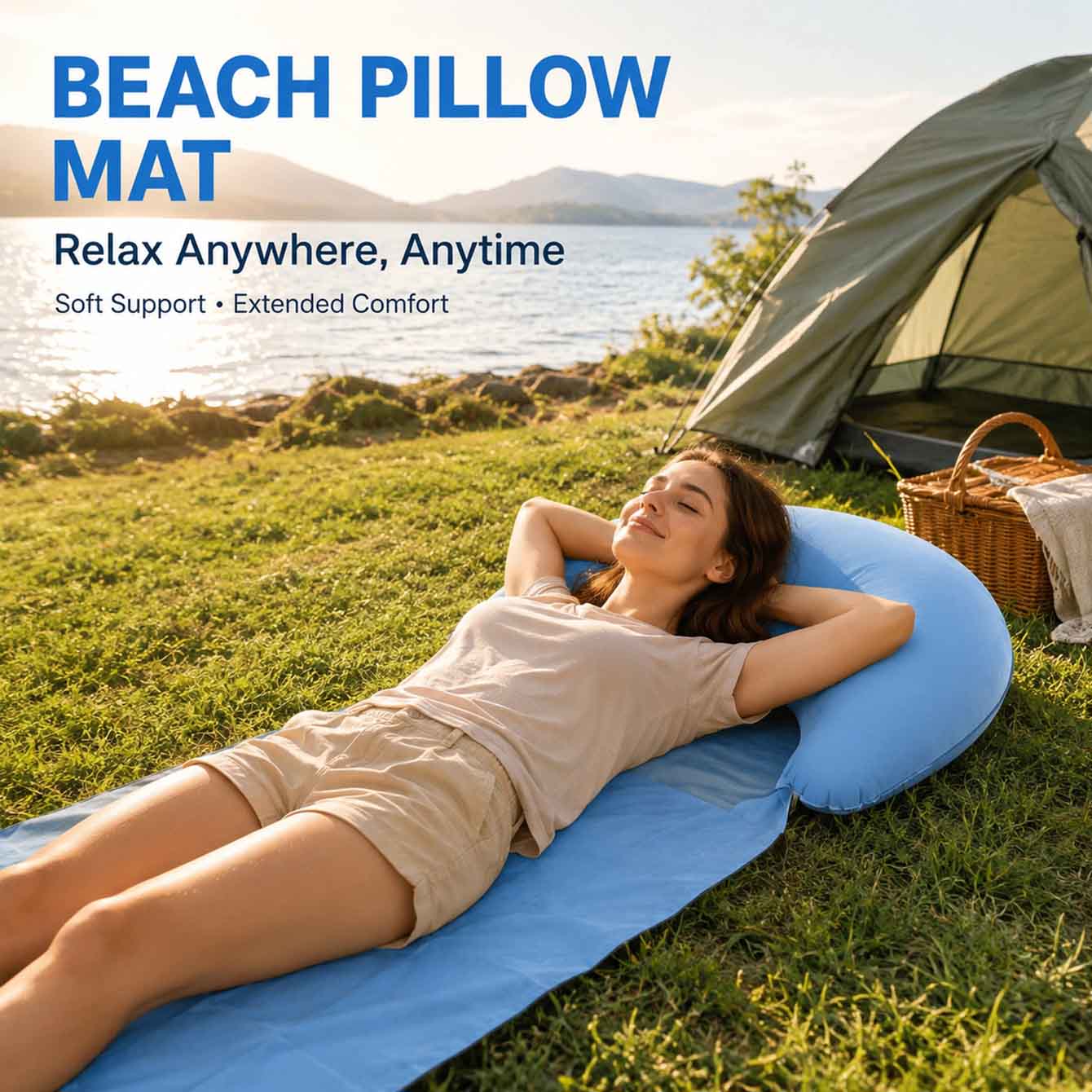 1PC Beach Mat with Inflatable  - Pool Lounger Inflatable 评论和价格