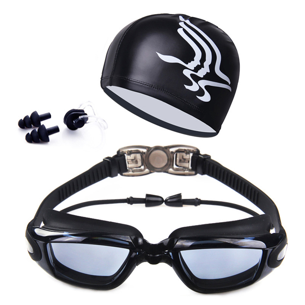Adult Swimming Glasses Kit Coa - Swim Goggles Anti Fog Uv 评论和价格