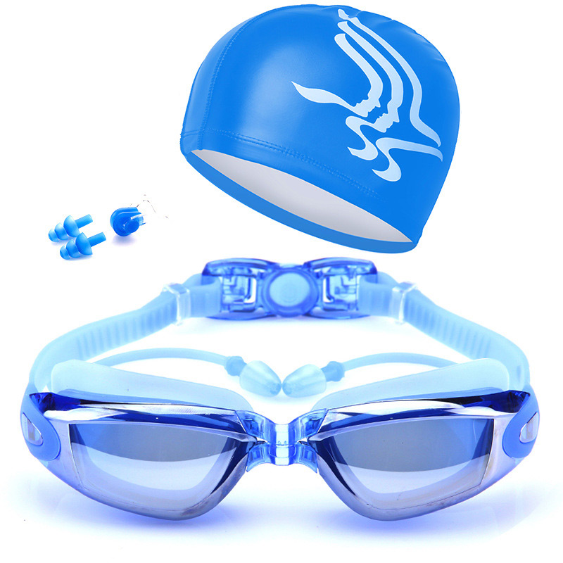 Adult Swimming Glasses Kit Coa - Swim Goggles Anti Fog Uv 评论和价格