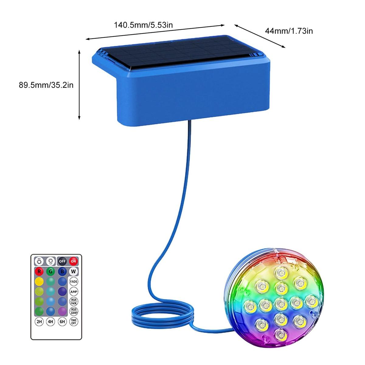 Underwater Solar Pool Light wi - Pool Light Solar Rechargeable 评论和价格