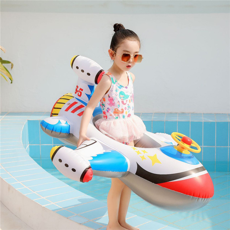 Baby Swimming Circle Airplane  - Pool Float Ring Inflatable 评论和价格