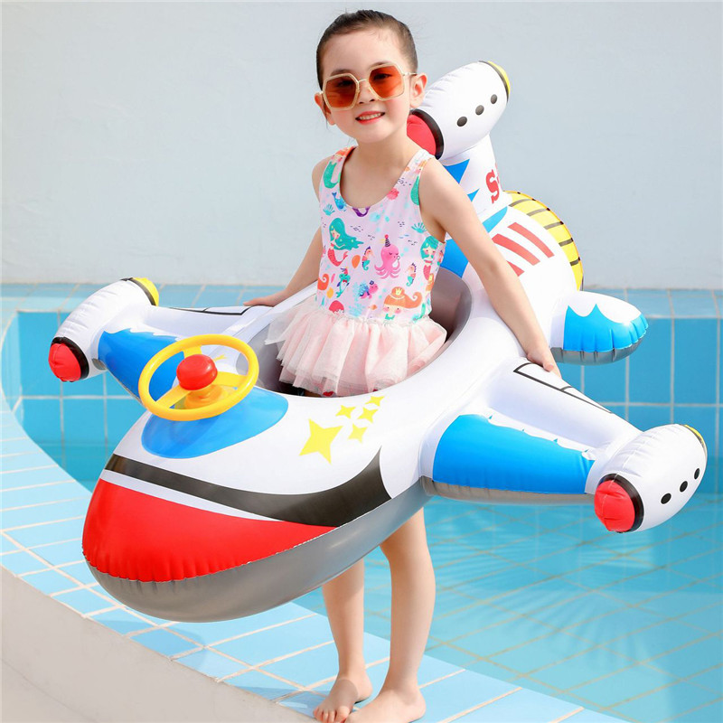 Baby Swimming Circle Airplane  - Pool Float Ring Inflatable 评论和价格