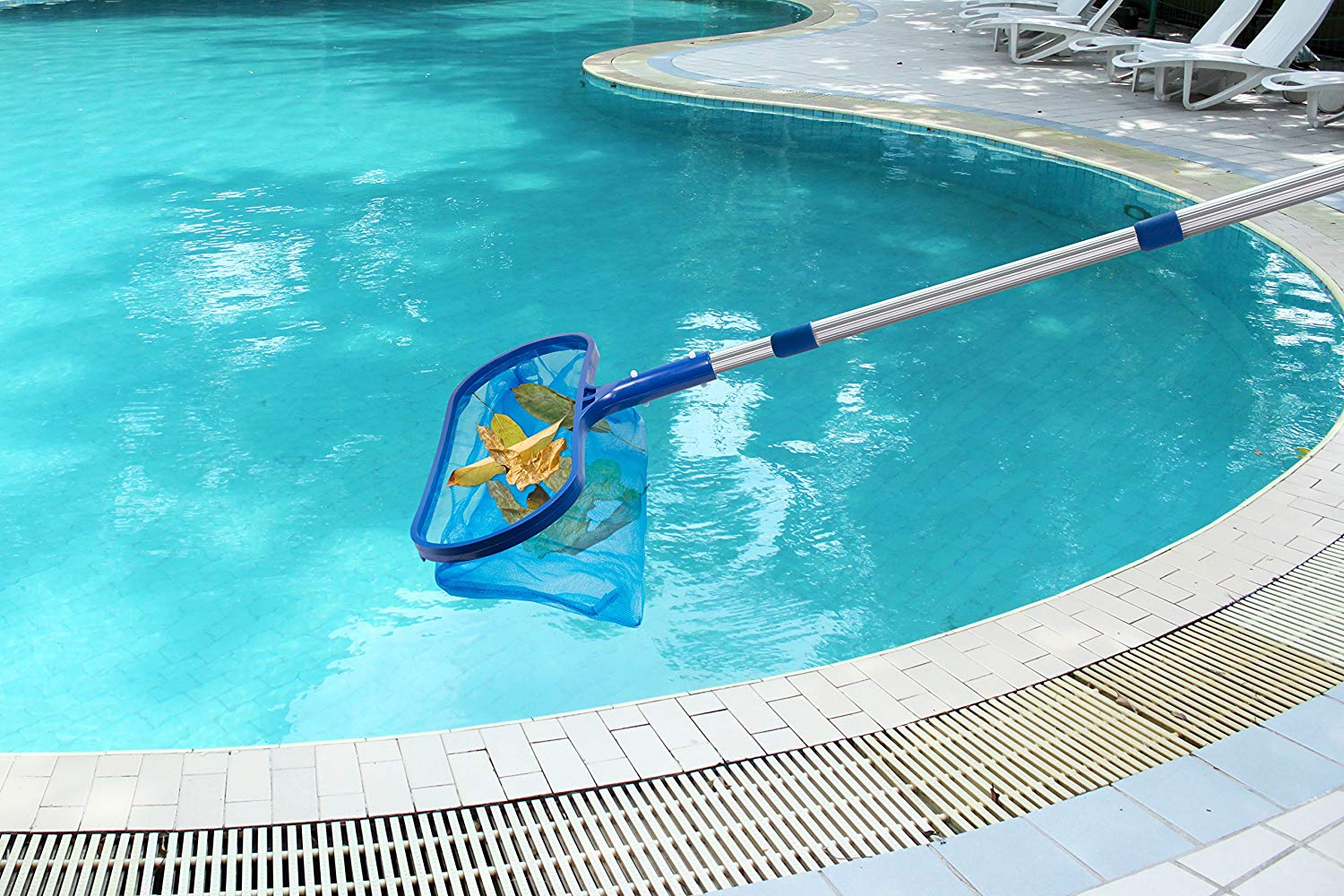 New Pool Leaf Cleaning Net Ski - Pool Skimmer Net 评论和价格