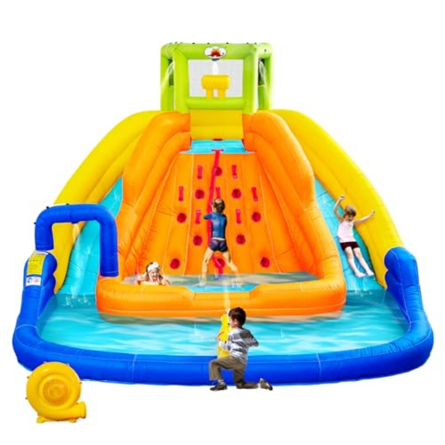 Inflatable Water Slide, Bounce - Water Slide Inflatable 评论和价格