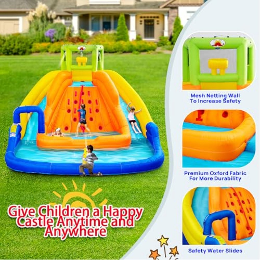 Inflatable Water Slide, Bounce - Water Slide Inflatable 评论和价格