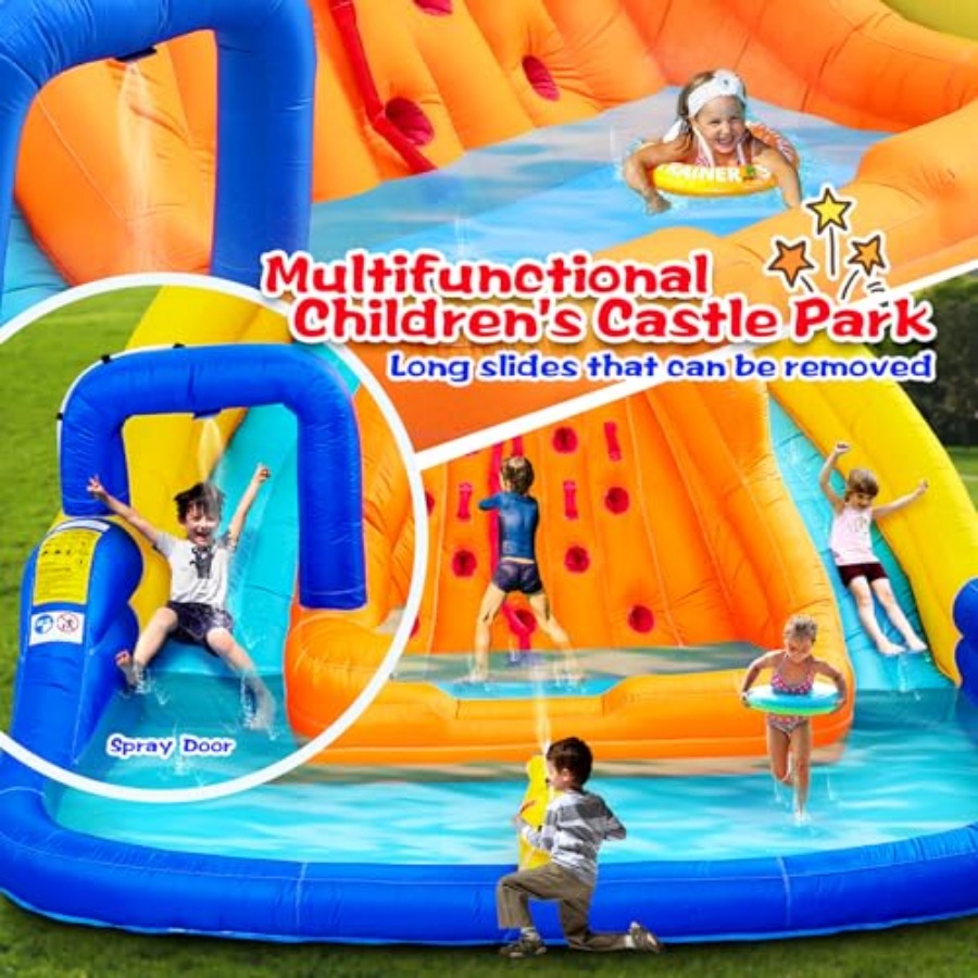 Inflatable Water Slide, Bounce - Water Slide Inflatable 评论和价格