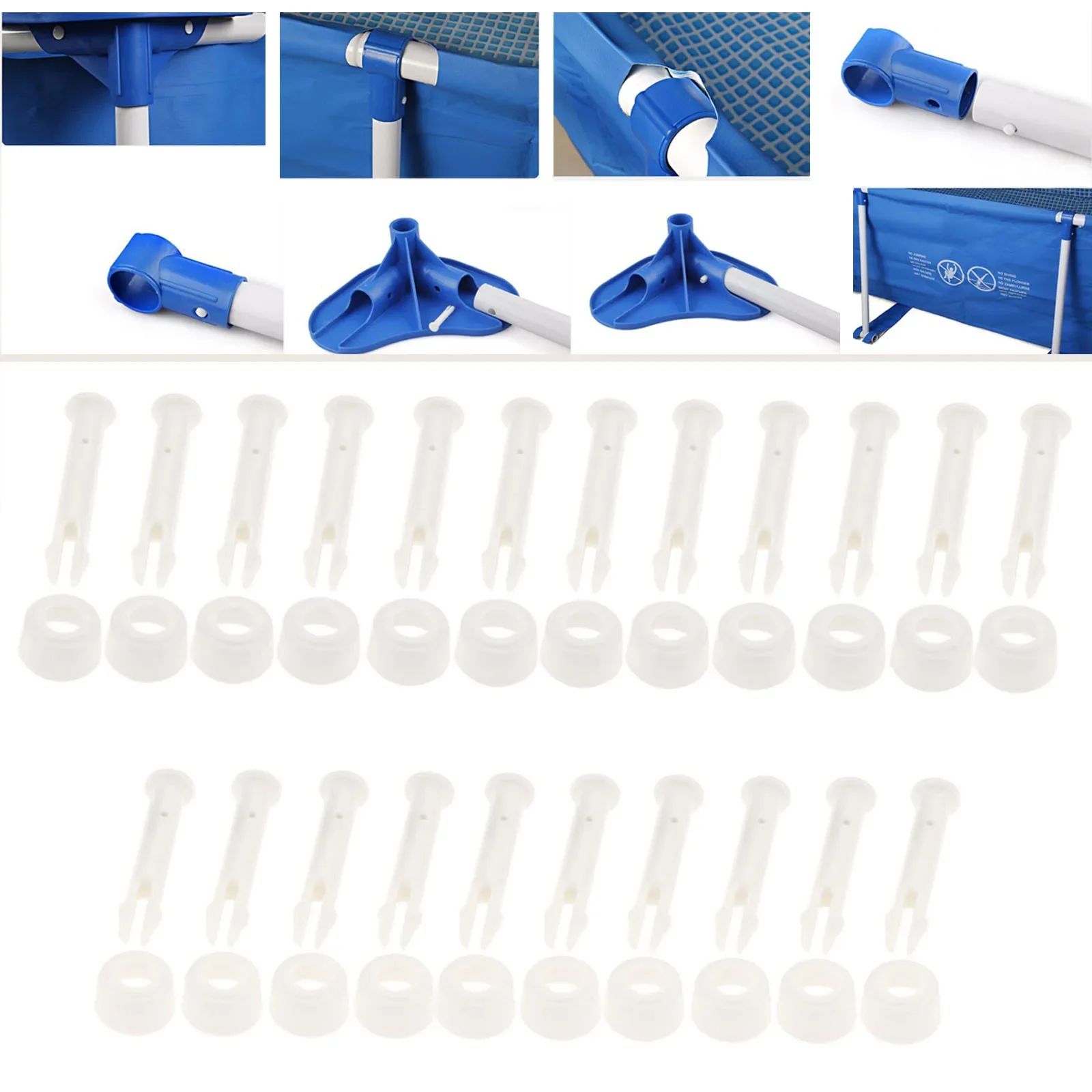 12Pcs Plastic Pool Joint Pins  - Pool Ladder Above Ground 评论和价格