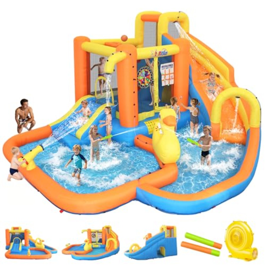 Backyard inflatable water park - Water Slide Inflatable 评论和价格