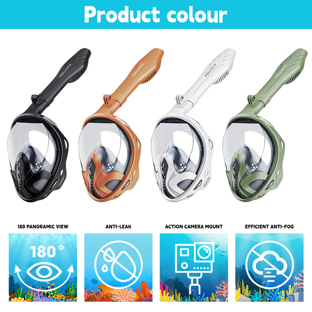XIAOTREE Full Face Snorkel Mas - Snorkel Mask Full Face 评论和价格