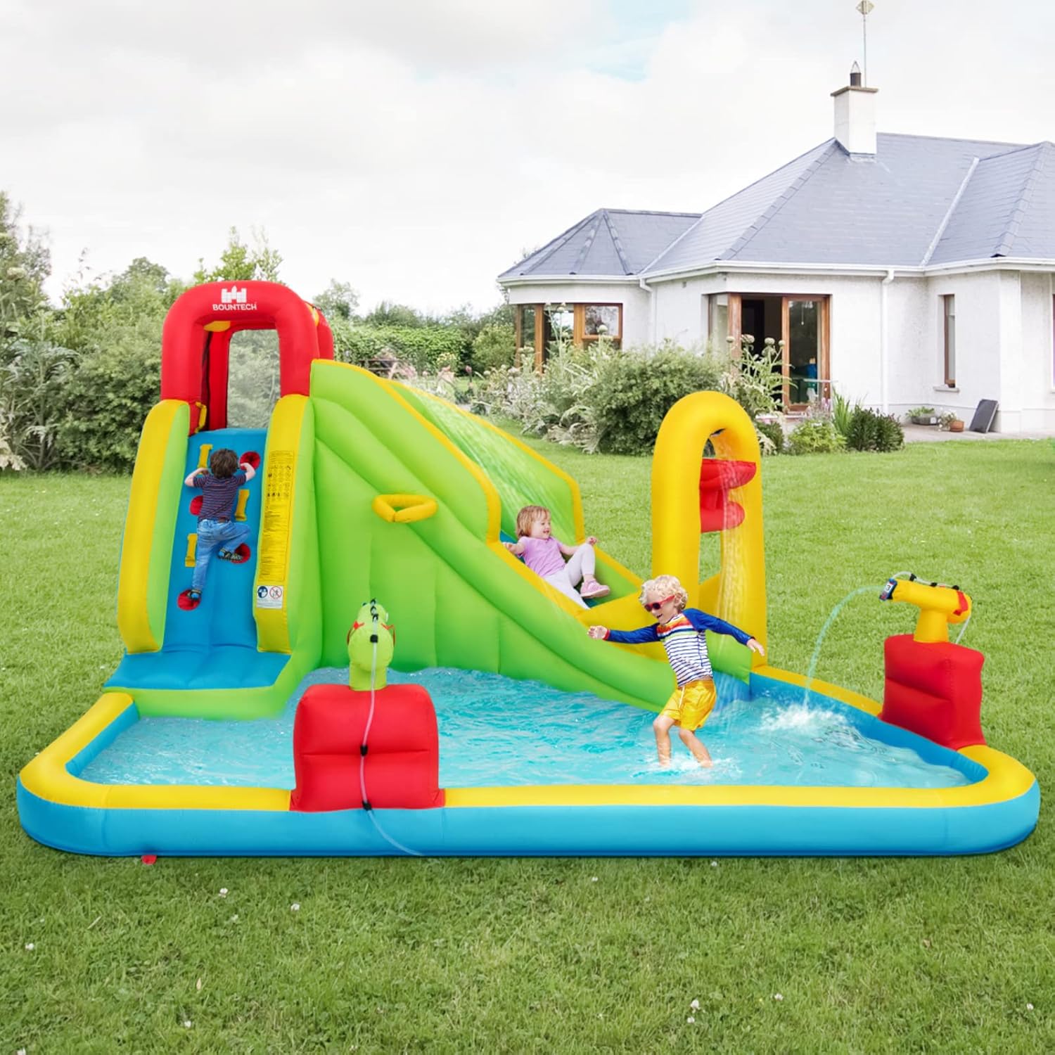 Mega Inflatable Water Park Bou - Water Slide Inflatable 评论和价格