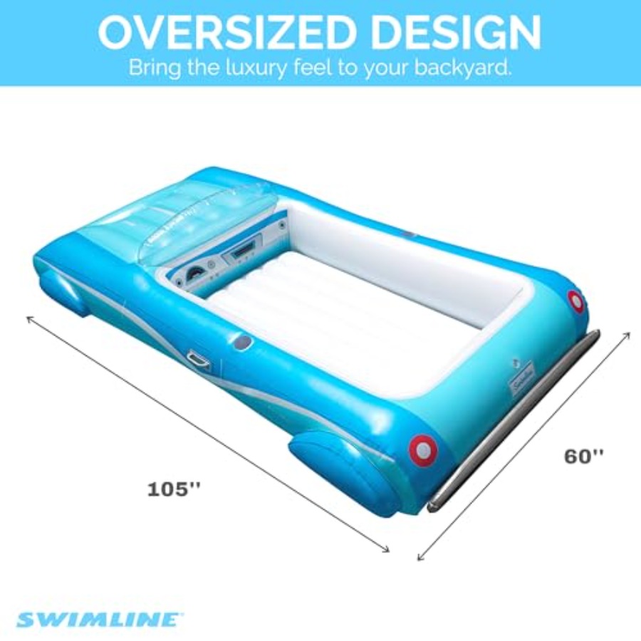 Inflatable Swimming Pool Float - Pool Lounger Inflatable 评论和价格