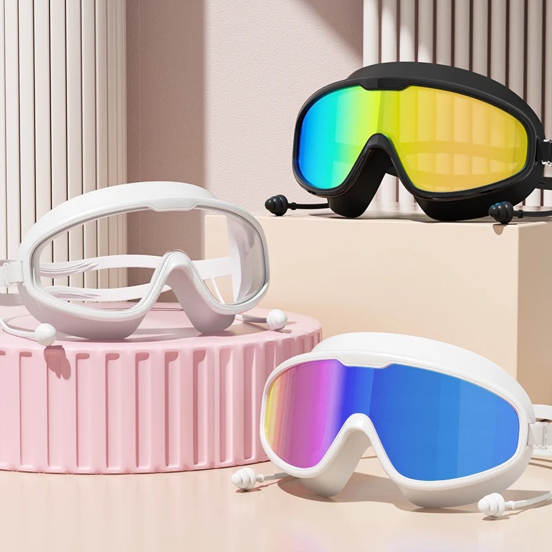 Swimming Goggles Big Frame Swi - Swim Goggles Anti Fog Uv 评论和价格