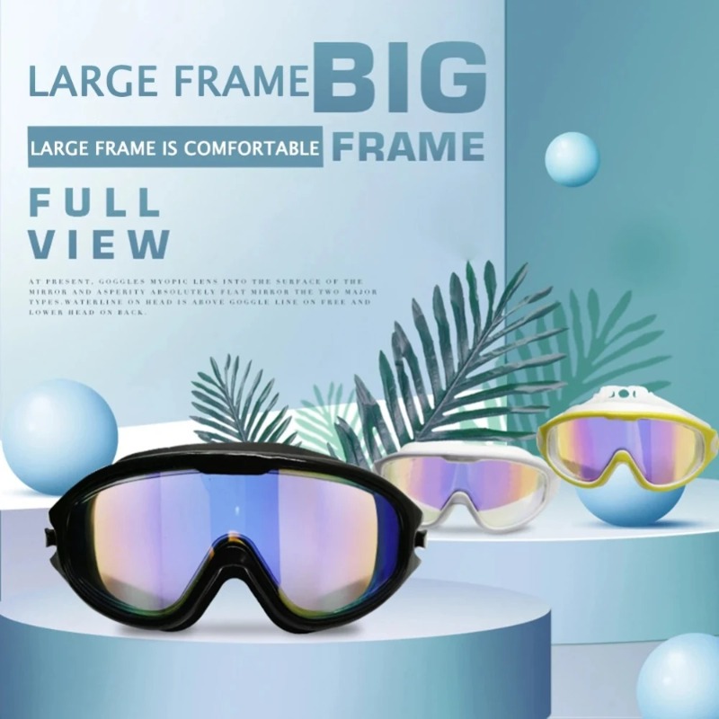 Swimming Goggles Big Frame Swi - Swim Goggles Anti Fog Uv 评论和价格