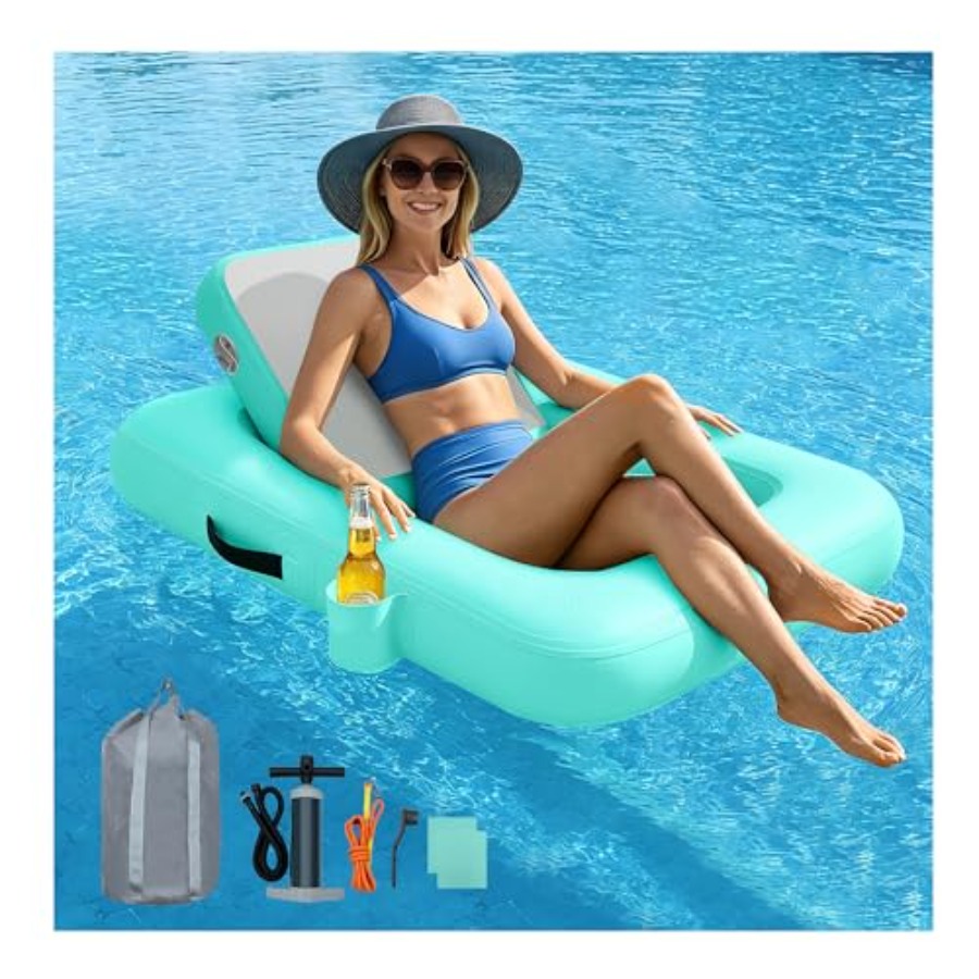 Floating Chairs with Backrest  - Pool Lounger Inflatable 评论和价格