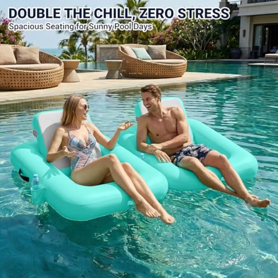 Floating Chairs with Backrest  - Pool Lounger Inflatable 评论和价格