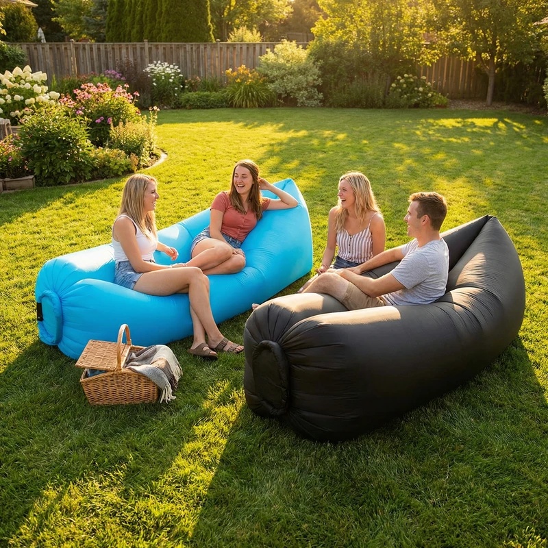 Portable Inflatable Sofa Loung - Pool Lounger Inflatable 评论和价格