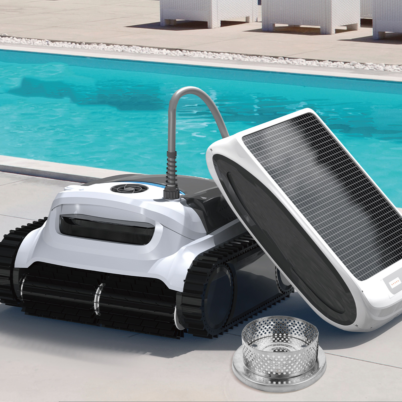 Premium Stainless Steel Mesh W - Pool Skimmer Net 评论和价格