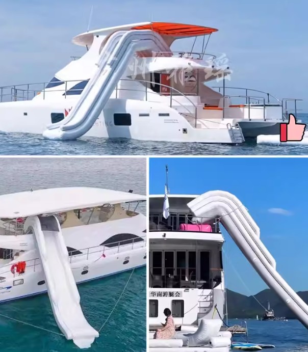 Inflatable water yacht slide b - Water Slide Inflatable 评论和价格