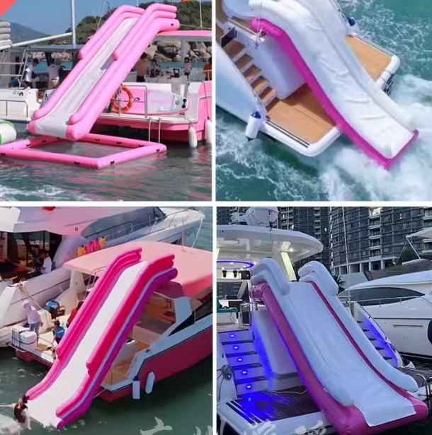Inflatable water yacht slide b - Water Slide Inflatable 评论和价格