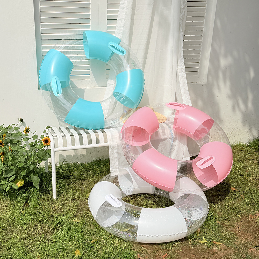 Transparent  Swimming Ring Adu - Pool Lounger Inflatable 评论和价格