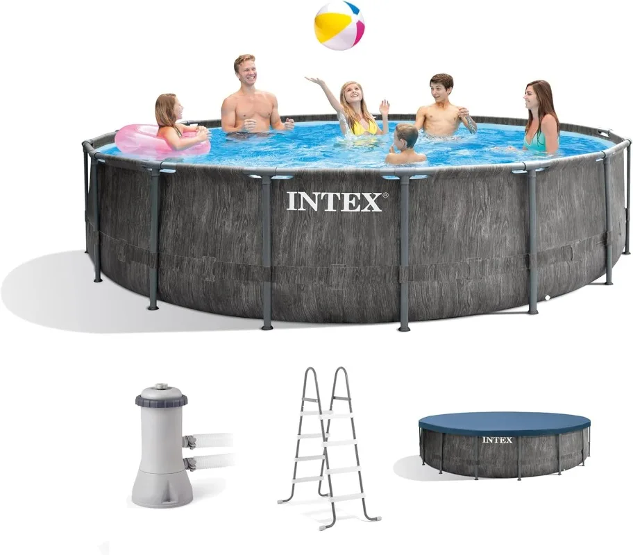 Intex Greywood Prism Frame 15' - Pool Ladder Above Ground 评论和价格